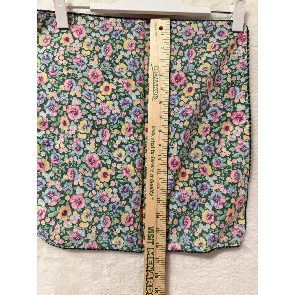 Vintage Quilted Bunny Rabbit Placemats and Floral Napkin Set Cottagecore 3pc